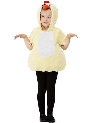 Smiffys Kleinkind-Kostüm Huhn, Gelb, Kapuzenoberteil Smiffys Kleinkind-Kostüm Huhn, Gelb, Kapuzenoberteil von Smiffys