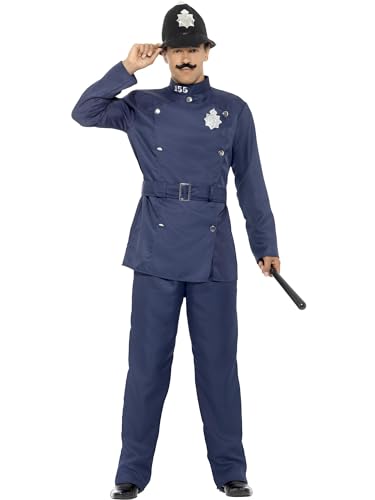 Smiffys Kostüm Londoner Bobby, Blau, mit Hose, Jacke und Hut Smiffys Kostüm Londoner Bobby, Blau, mit Hose, Jacke und Hut von Smiffys