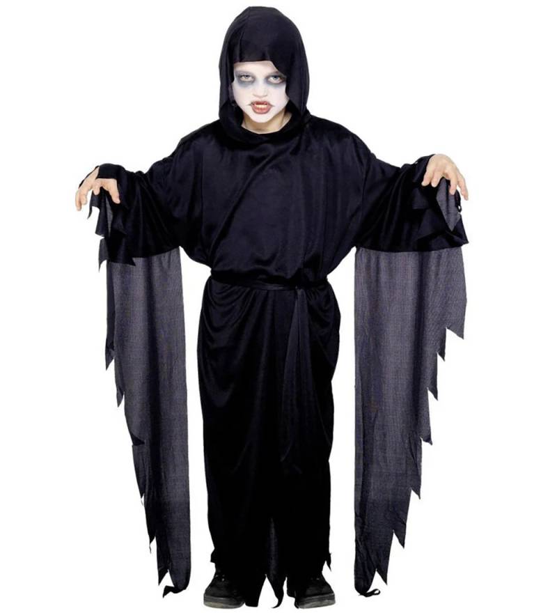 Smiffys Kostüm - Screamer Ghost - Schwarz - Smiffys - 7-9 Jahre (122-134) - Kostüme von Smiffys