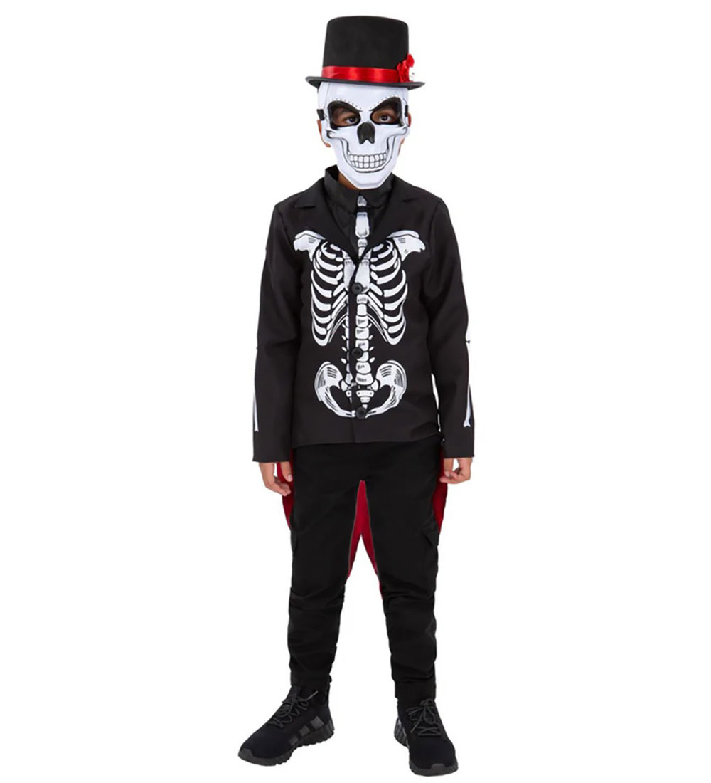 Smiffys Kostüm - Tag der Toten Senor Skeleton - Smiffys - 4-6 Jahre (104-116) - Kostüme von Smiffys