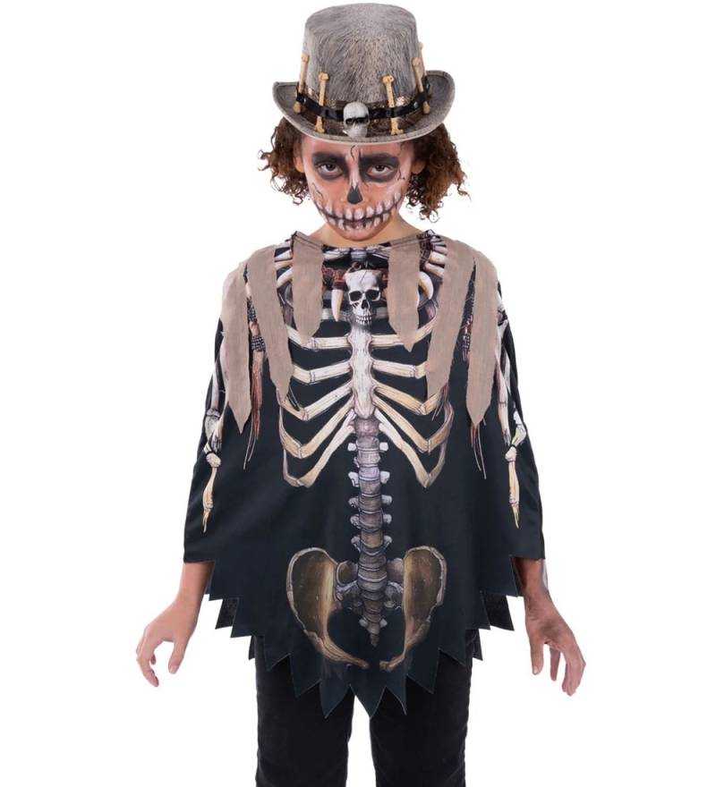 Smiffys Kostüm - Voodoo Hexendoktor Poncho - Braun/Schwarz - Smiffys - One Size - Kostüme Smiffys Kostüm - Voodoo Hexendoktor Poncho - Braun/Schwarz - Smiffys - One Size - Kostüme von Smiffys