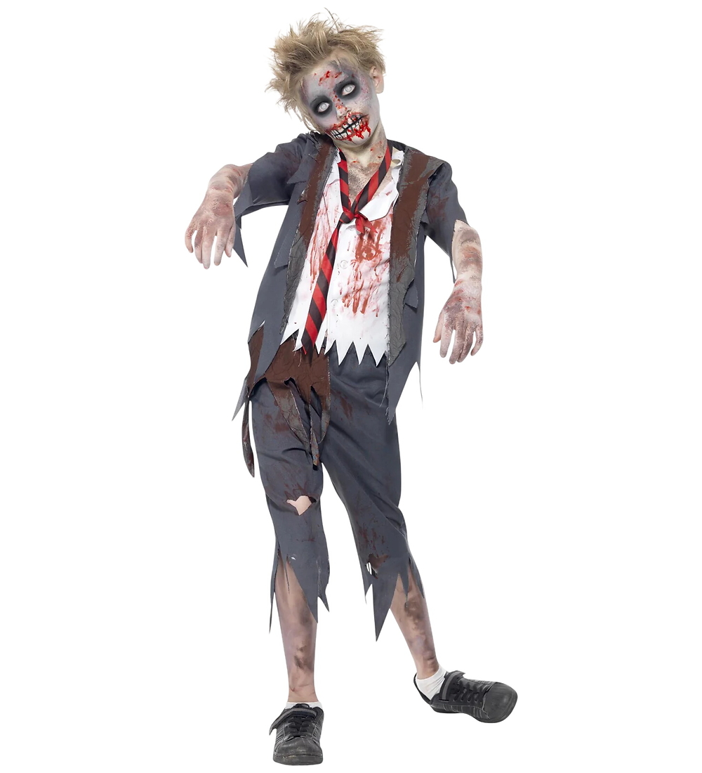Smiffys Kostüm - Zombie-Schuljunge - Smiffys - 12-14 Jahre (152-164) - Kostüme von Smiffys