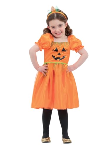 Smiffys Kürbis-Kostüm, Kleid und Stirnband von Smiffys