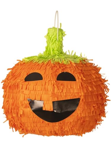 Smiffys Kürbis-Piñata, Orange, 28x30cm Smiffys Kürbis-Piñata, Orange, 28x30cm von Smiffys
