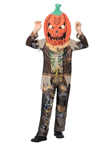 Smiffys Kürbis-Sensenmann-Vogelscheuche Kostüm, Einteiler & Maske aus EVA-Schaumstoff Smiffys Kürbis-Sensenmann-Vogelscheuche Kostüm, Einteiler & Maske aus EVA-Schaumstoff von Smiffys