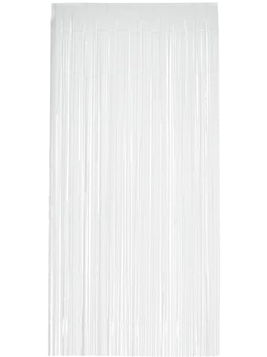 Smiffys Matter Fransenvorhang-Hintergrund, weiß, 91 x 244 cm Smiffys Matter Fransenvorhang-Hintergrund, weiß, 91 x 244 cm von Smiffys