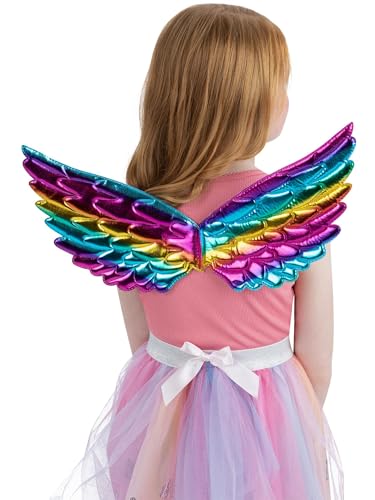 Smiffys Metallic-Einhornflügel, mehrfarbig von Smiffys