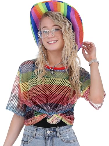 Smiffys Netzoberteil, Regenbogen, unisex Smiffys Netzoberteil, Regenbogen, unisex von Smiffys