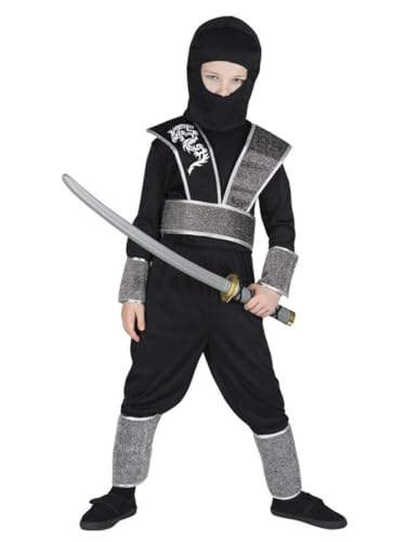 Smiffys Ninja-Jungen-Kostüm, Teenager, ab 13 Jahren von Smiffys