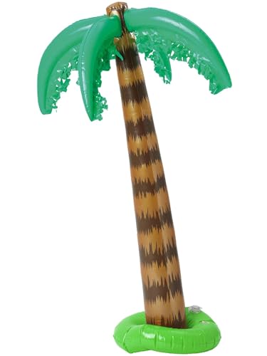 Palm Tree, Brown, 90cm Approx, Inflatable von Smiffys