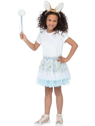 Smiffys Peter Rabbit Classic Deluxe-Tutu-Kit, Tutu-Rock, Stirnband und Kaninchenschwanz-Zauberstab von Smiffys