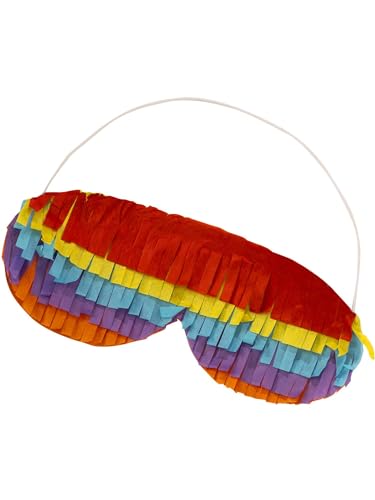 Smiffys Piñata-Augenmaske, Kindergröße, Mehrfarbig, 17cm Smiffys Piñata-Augenmaske, Kindergröße, Mehrfarbig, 17cm von Smiffys