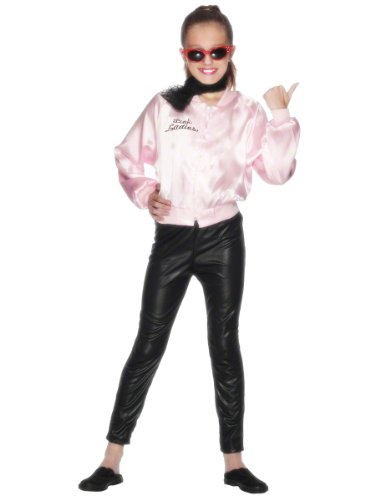 Grease Pink Ladies Jacket (L) von Smiffys