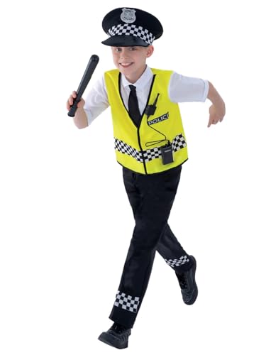 Smiffys Polizist Kostüm, mit Oberteil, Hose, Mütze und Funksprechgerät Smiffys Polizist Kostüm, mit Oberteil, Hose, Mütze und Funksprechgerät von Smiffys