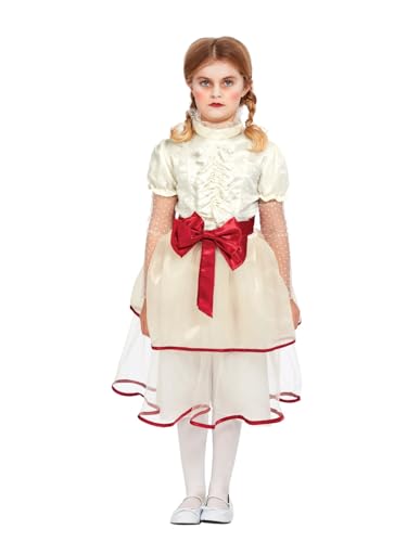 Smiffys Porzellan-Puppenkostüm, Cremefarben, Kleid & Gürtel Smiffys Porzellan-Puppenkostüm, Cremefarben, Kleid & Gürtel von Smiffys