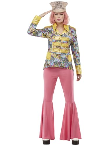 Carnival Jacket, Blue & Yellow (XS) von Smiffys