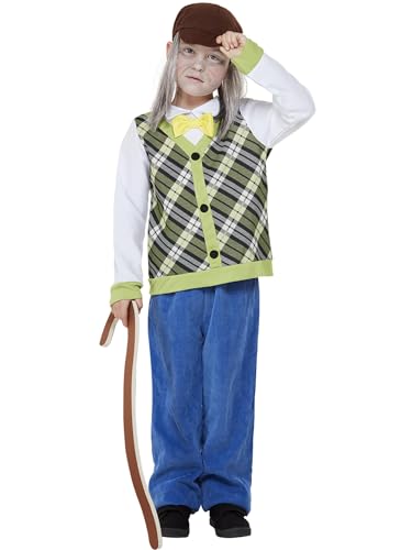 Smiffys Kostüm Alter Mann, Grün, Top, Hose, Hut und Gehstock Smiffys Kostüm Alter Mann, Grün, Top, Hose, Hut und Gehstock von Smiffys