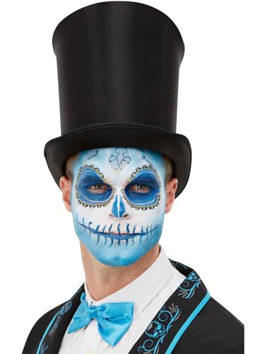 Smiffys Smiffys Make-Up FX, Day-of-the-Dead-Set, Aqua, Blau, Schminke, Abziehbilder, Buntstift, Schwamm & Applikator Smiffys Smiffys Make-Up FX, Day-of-the-Dead-Set, Aqua, Blau, Schminke, Abziehbilder, Buntstift, Schwamm & Applikator von Smiffys