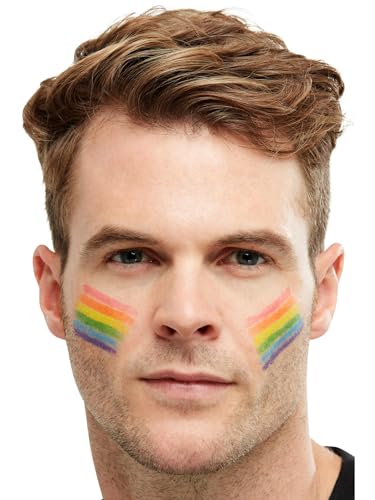 Smiffys Smiffys Make Up FX, Regenbogen Fettmalstift, Mehrfarbig Smiffys Smiffys Make Up FX, Regenbogen Fettmalstift, Mehrfarbig von Smiffys
