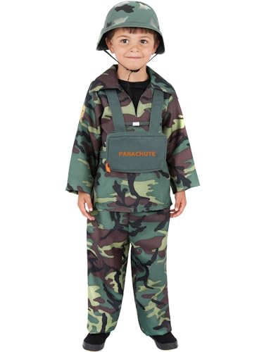 Smiffys Soldat Jungenkostüm, mit Oberteil, Hose und Rucksack Smiffys Soldat Jungenkostüm, mit Oberteil, Hose und Rucksack von Smiffys