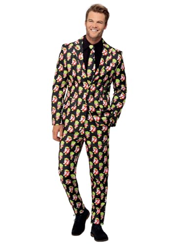 Smiffys Spektakulärer Ghostbusters-Anzug, schwarz, mit Jacke, Hose und Krawatte Smiffys Spektakulärer Ghostbusters-Anzug, schwarz, mit Jacke, Hose und Krawatte von Smiffys