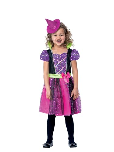 Smiffys Spotty Witch-Kostüm, Kleid & Hut mit Haaren Smiffys Spotty Witch-Kostüm, Kleid & Hut mit Haaren von Smiffys
