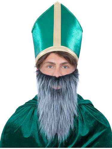 Smiffys St. Patricks Hut mit angesetztem Bart Smiffys St. Patricks Hut mit angesetztem Bart von Smiffys