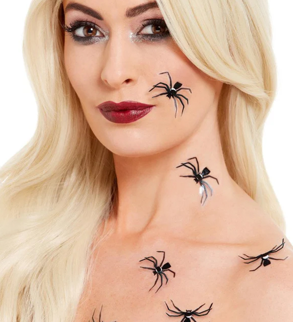 Smiffys Stickers - 3D Spider Aufkleber - 6er-Pack - Schwarz - Smiffys - One Size - Sticker Smiffys Stickers - 3D Spider Aufkleber - 6er-Pack - Schwarz - Smiffys - One Size - Sticker von Smiffys