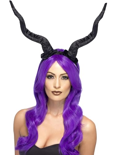 Halloween! Smiffys Stirnband Dämonenhörner, Schwarz, Dehnbar Halloween! Smiffys Stirnband Dämonenhörner, Schwarz, Dehnbar von Smiffys
