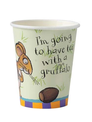 Smiffys The Grüffelo-Geschirr-Partybecher, 266 ml, offiziell lizenziertes Grüffelo-Kostüm, Kinder-Partyartikel, 8 Stück Smiffys The Grüffelo-Geschirr-Partybecher, 266 ml, offiziell lizenziertes Grüffelo-Kostüm, Kinder-Partyartikel, 8 Stück von Smiffys