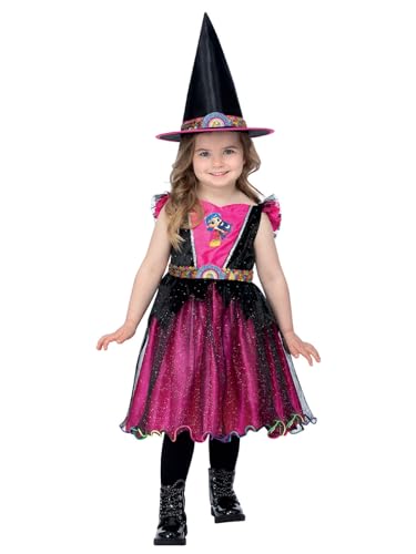 Smiffys True and The Rainbow Kingdom, Halloween-Kostüm, Kleid & Hut von Smiffys