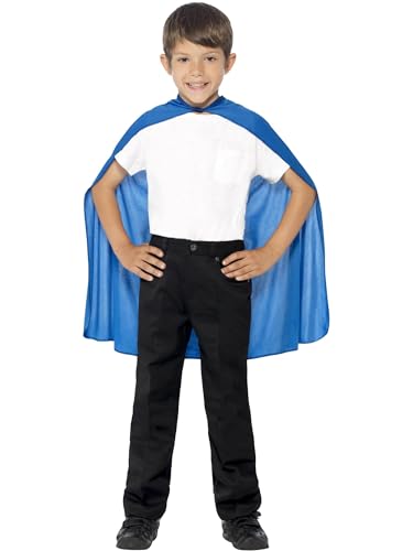 Smiffys Umhang, Blau, Mittellang von Smiffys
