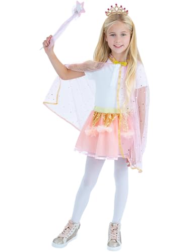 Smiffys Umhang-Kit Hübsche Prinzessin, rosa, mit Umhang und Tiara Smiffys Umhang-Kit Hübsche Prinzessin, rosa, mit Umhang und Tiara von Smiffys