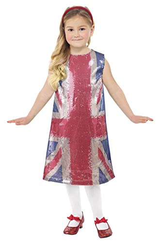 Smiffys Union Jack All That Glitters Kleid, Union Jack Fancy Dress, Union Jack Dress Up Kostüme Smiffys Union Jack All That Glitters Kleid, Union Jack Fancy Dress, Union Jack Dress Up Kostüme von Smiffys