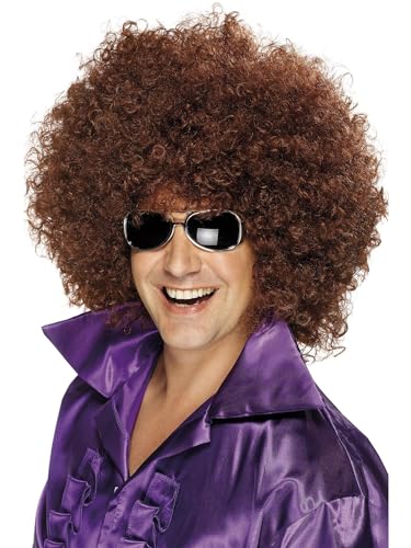 Smiffys Afro Perücke, Super-groß, Braun Smiffys Afro Perücke, Super-groß, Braun von Smiffys
