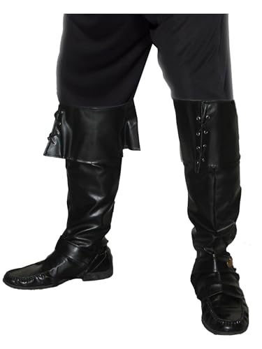 Smiffys Piraten-Überschuhe, Schwarz, Deluxe Smiffys Piraten-Überschuhe, Schwarz, Deluxe von Smiffys