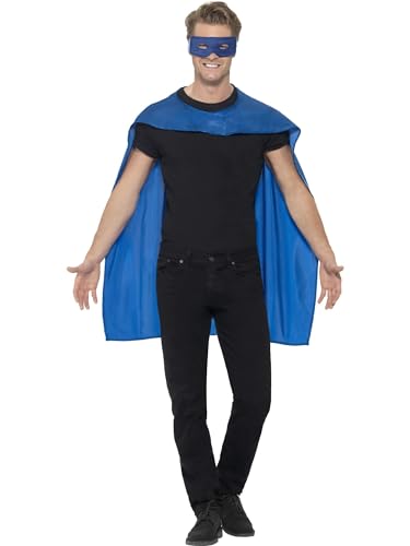 Cape, Blue, with Eyemask von Smiffys