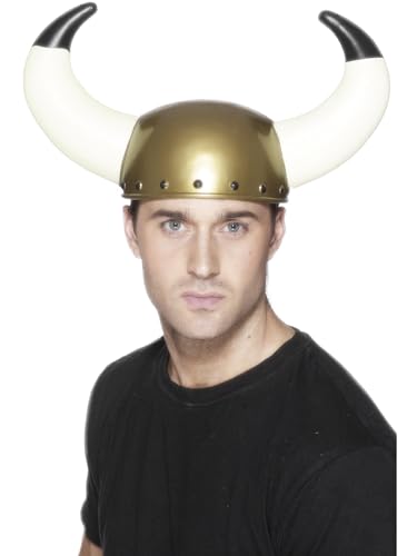 Smiffys Wikingerhelm, Gold, mit Langen Hörnern Smiffys Wikingerhelm, Gold, mit Langen Hörnern von Smiffys