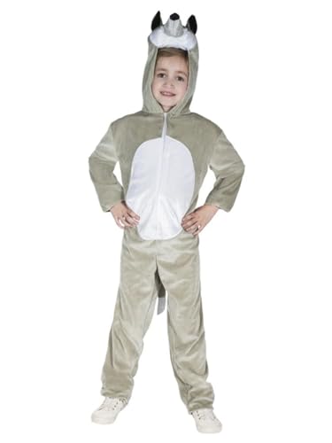 Smiffys Wolfs-Overall-Kostüm, Teenager, ab 13 Jahren, Jungen von Smiffys