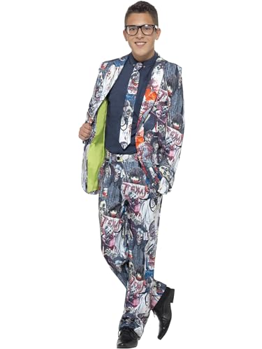 Smiffys Zombie Anzug, Mehrfarbig, mit Jacke, Hoseund Krawatte Smiffys Zombie Anzug, Mehrfarbig, mit Jacke, Hoseund Krawatte von Smiffys