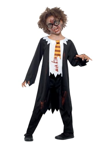 Smiffys Zombie-Schüler, Schwarz & Weiß, mit Robe, eingenähtem Hemd & Krawatte Smiffys Zombie-Schüler, Schwarz & Weiß, mit Robe, eingenähtem Hemd & Krawatte von Smiffys