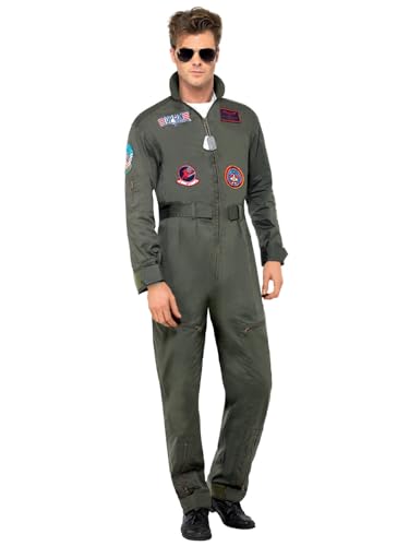 Top Gun Deluxe Ladies Costume (S) von Smiffys