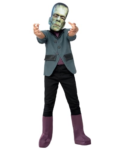 Universal Monsters Frankenstein Costume - Jacket, Boot Covers & EVA Mask - L von Smiffys