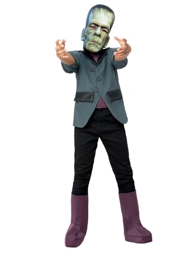 Universal Monsters Frankenstein Costume - Jacket, Boot Covers & EVA Mask - M von Smiffys
