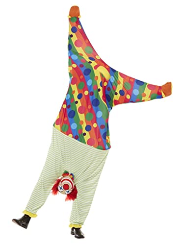 Upside Down Clown Costume, All In One von Smiffys