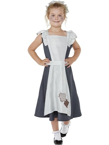 Smiffys Kostüm Viktorianisches Dienstmädchen, Grau, Kleid und Hut Smiffys Kostüm Viktorianisches Dienstmädchen, Grau, Kleid und Hut von Smiffys
