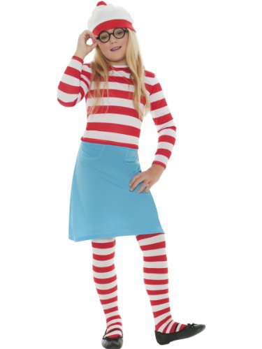 Where's Wally? Wenda Child Costume (M) von Smiffys