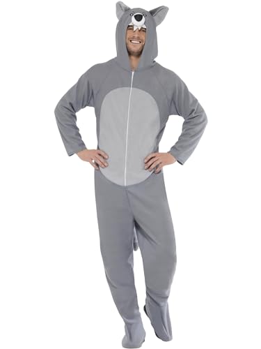 Smiffys Wolf Kostüm, All-in-One mit Kapuze Smiffys Wolf Kostüm, All-in-One mit Kapuze von Smiffys