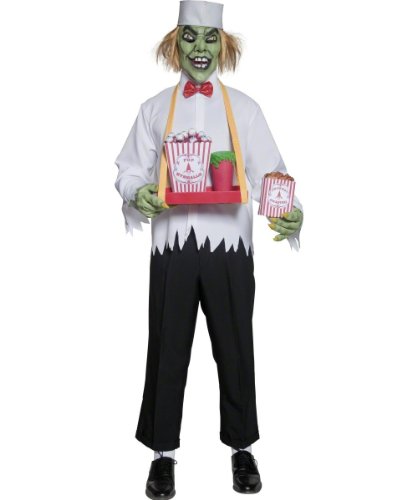 Zombiekostüm für Herren Verkäufer Zombie Kostüm Halloweenkostüm Herrenkostüm Halloween Gr. 48/50 (M), 52/54 (L), Größe:M von Smiffys