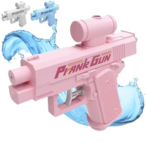 Prank Water Gun,Water Gun Prank Can Spray,Two-Way Waters Gun,Quirky & Fun Prank for School Office Trick (Pink) von Smilamo